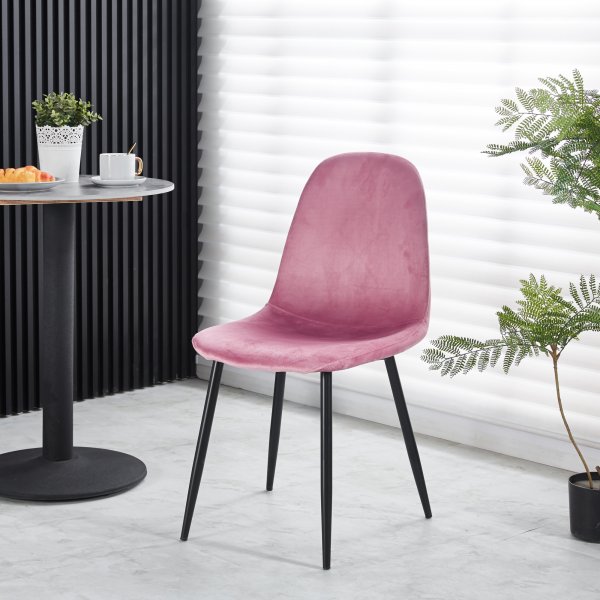 Empire spisegruppe Ø105 cm inkl. 4 stk. Carisma rosa stoler - Empradore marmor / Hvit lamell trefot + 3.00 x Møbelføtter Empire spisegruppe Ø105 cm inkl. 4 stk. Carisma rosa stoler - Empradore marmor / Hvit lamell trefot + 3.00 x Møbelføtter