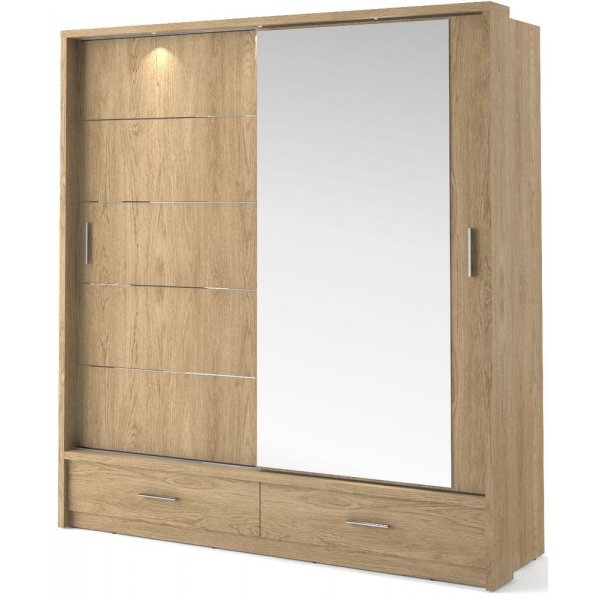 Mervyn garderobe - Shetland eik