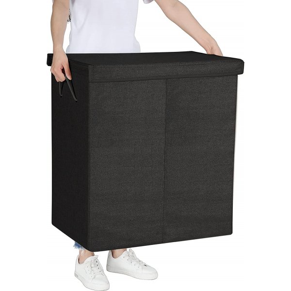 Petronella skittentøyskurv 142 l - Sort Petronella skittentøyskurv 142 l - Sort