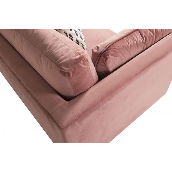 Lenestol Savanna - Rosa (Fløyel) / Messingben Lenestol Savanna - Rosa (Fløyel) / Messingben