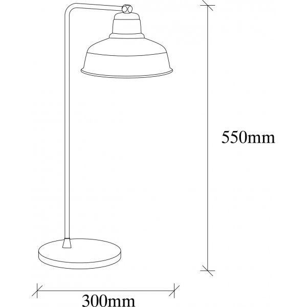 Bergen bordlampe - Svart Bergen bordlampe - Svart