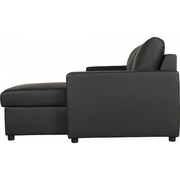 Dream sovesofa med oppbevaring (divansofa) - Antrasitt (økolær) Dream sovesofa med oppbevaring (divansofa) - Antrasitt (økolær)