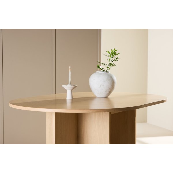 Strada spisebord 120-170 x 120 cm - Whitewash Strada spisebord 120-170 x 120 cm - Whitewash