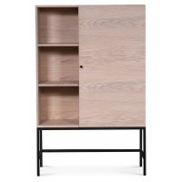 Stilo V.2 highboard - Whitewash / Svart metall Stilo V.2 highboard - Whitewash / Svart metall