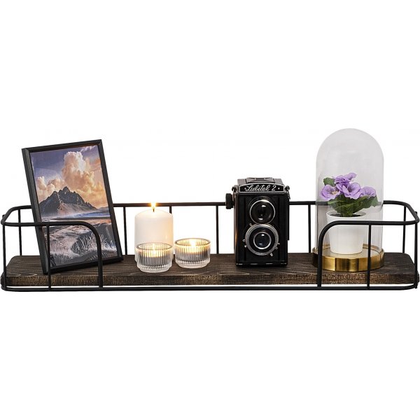 Syringa vegghylle - Sort/natur Syringa vegghylle - Sort/natur