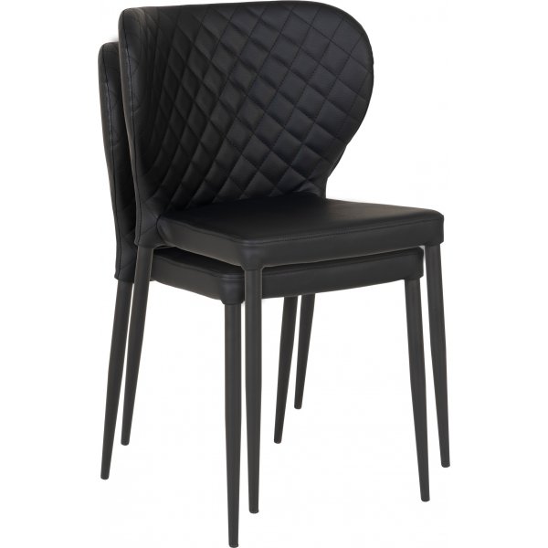 Pisa spisestuestol - Svart