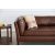Heritage 3-seters sofa - Brun vintage + Mbelpleiesett for tekstiler