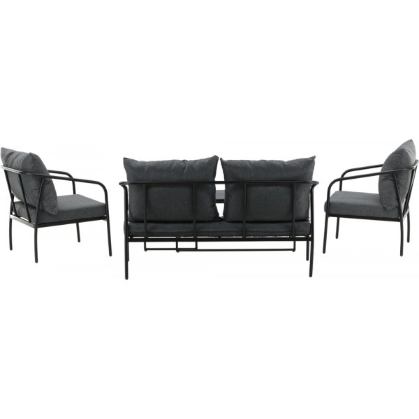 Sopot sofagruppe - Sort/Grå Sopot sofagruppe - Sort/Grå