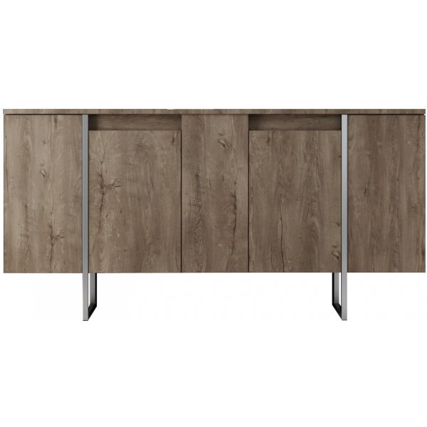 Lux skjenk - Valnøtt/sølv Lux skjenk - Valnøtt/sølv