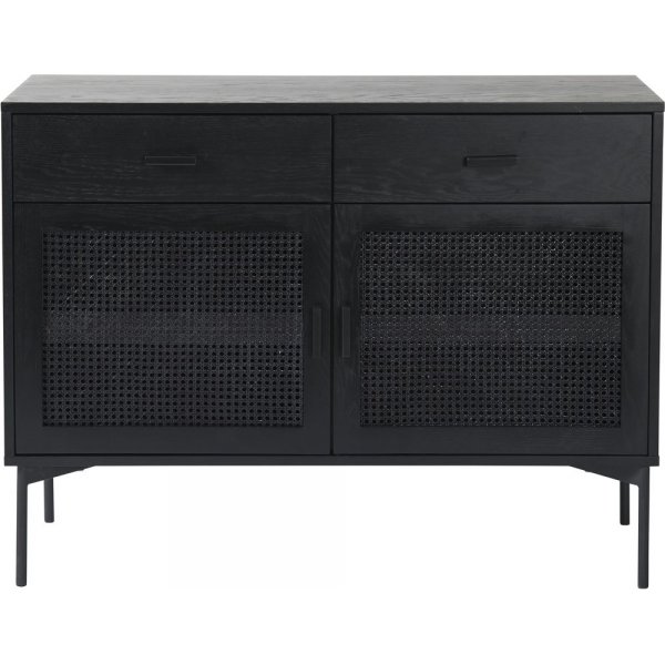 Halsten sideboard - Eikfinr/svart