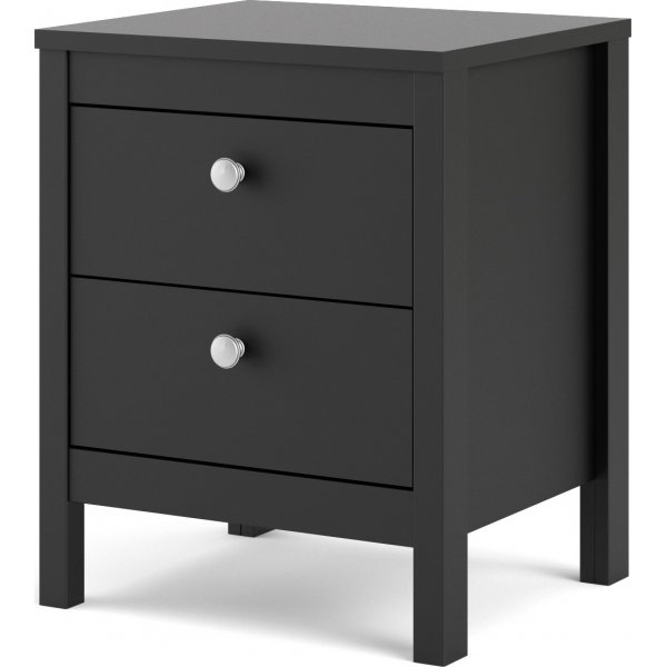 Madrid nattbord - Svart